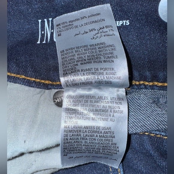 INC brand wide leg gaucho cropped style jeans. Size 12. VGUC - Picture 9 of 12